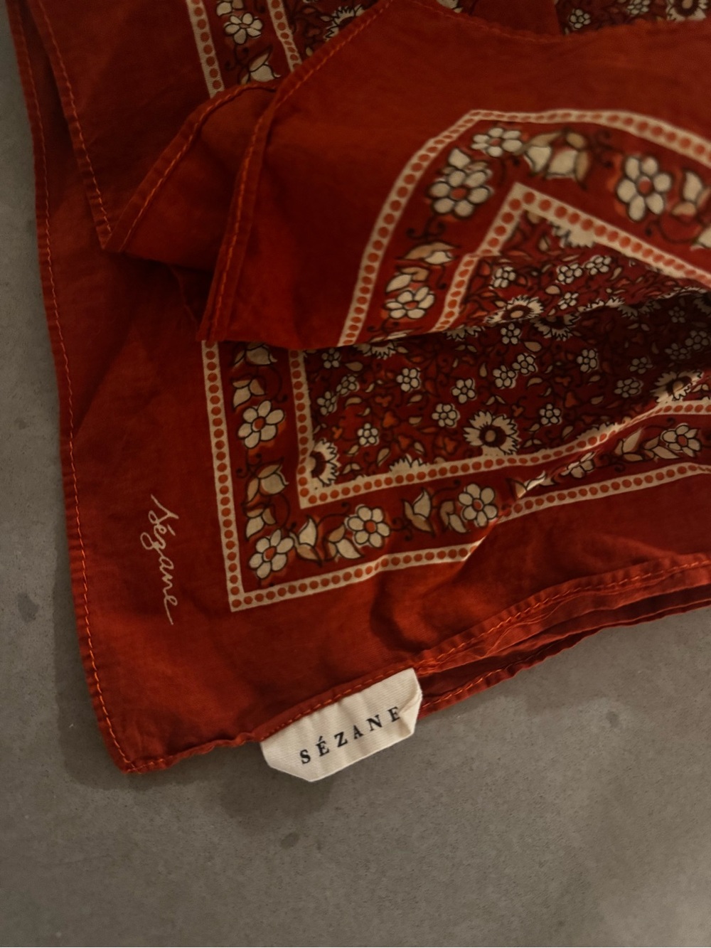 Sézane Printed Scarf - Picture 4 of 4